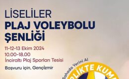 Liseliler plaj voleybolu şenliğinde buluşuyor