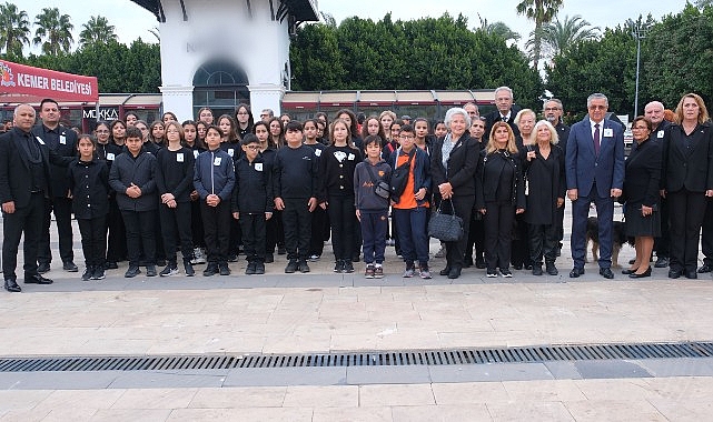 Büyük Önder Mustafa Kemal Atatürk Kemer’de anıldı