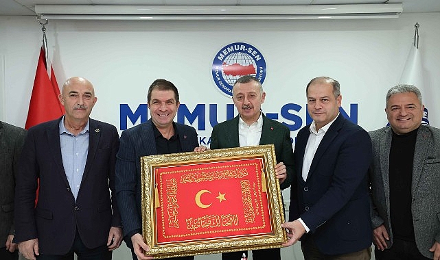 Başkan Büyükakın, Memur-Sen’e konuk oldu