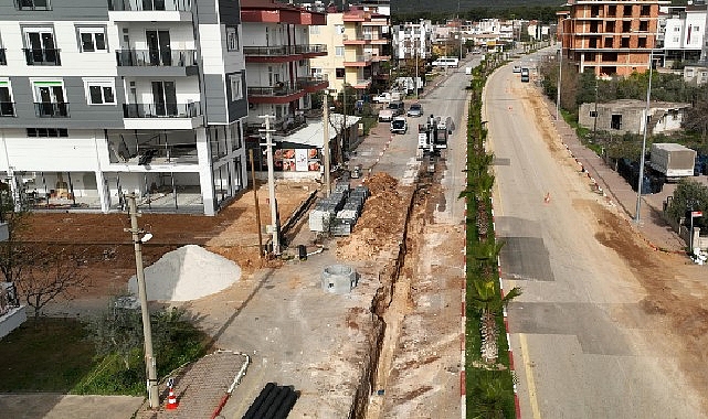 ASAT Kepez’de kanalizasyon altyapısını güçlendiriyor