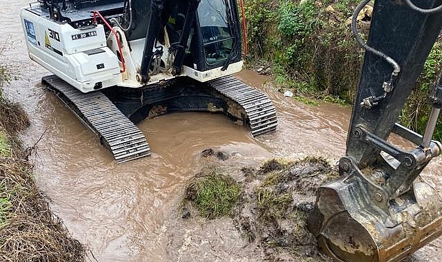 Kocaeli’de 2024 yılında 525 bin 300 metre dere temizlendi 