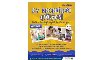Gençler, bu atölye ile ev becerilerini geliştirecek