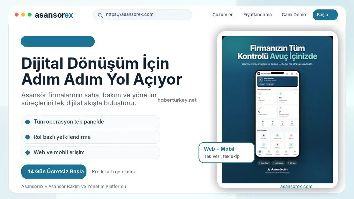 Asansorex.com Dijital Dönüşüm İçin Adım Adım Yol Açıyor