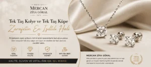 Tek Taş Kolye ve Tek Taş Küpe Modelleri ile Zamansız Şıklığı Keşfedin