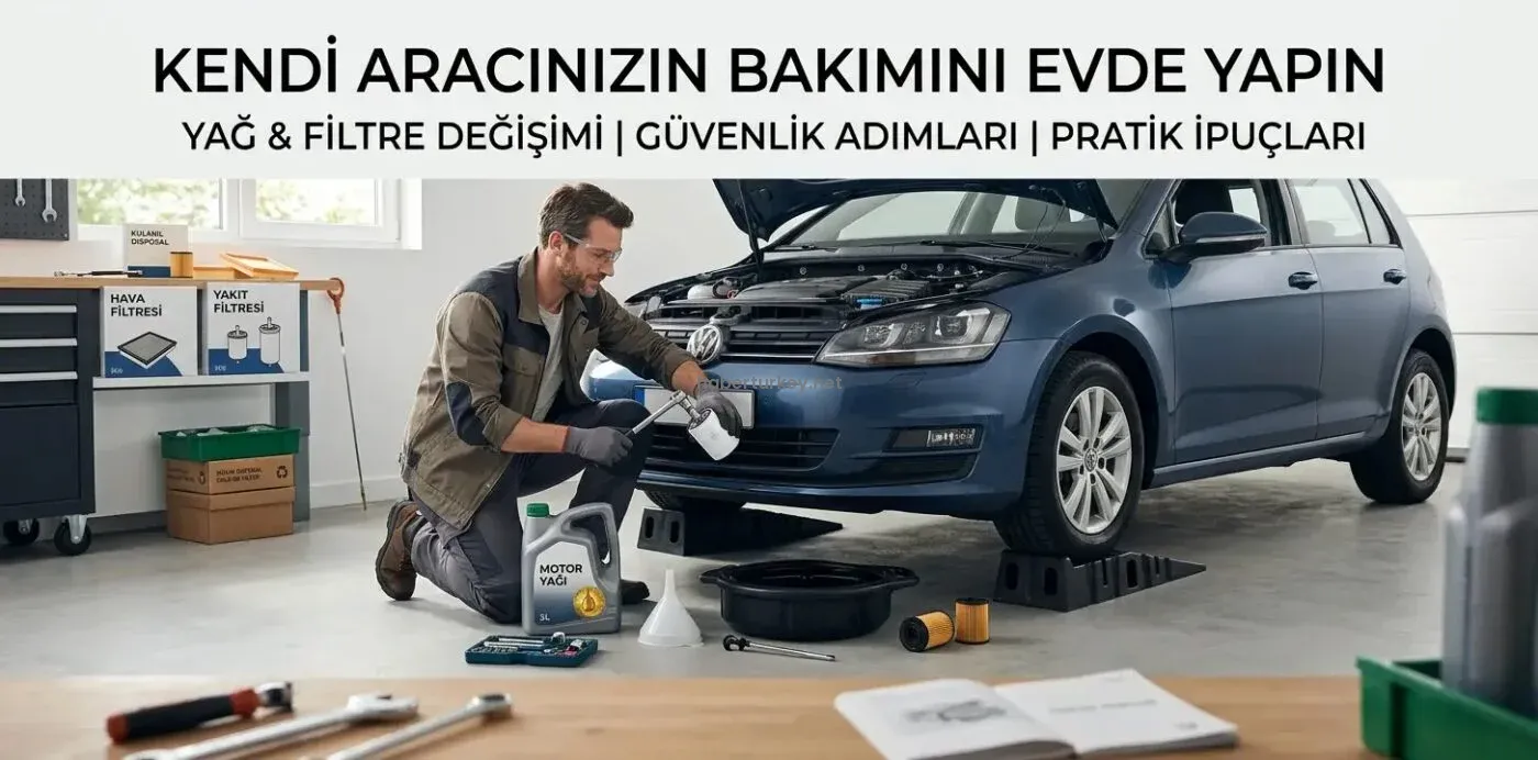 Sanayiye Gitmeden Önce Okuyun: Evde Oto Bakım Rehberi