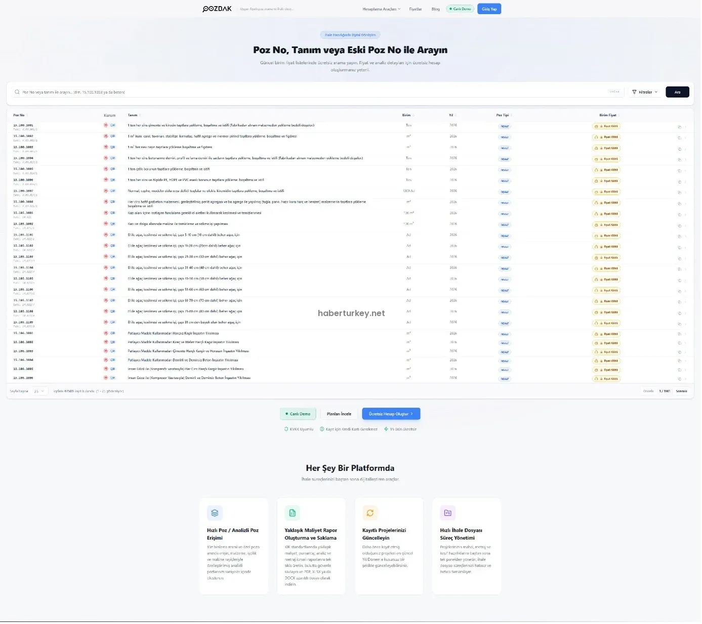 İnşaat ve İhale Süreçlerinde Yeni Dijital Platform: PozBak.com